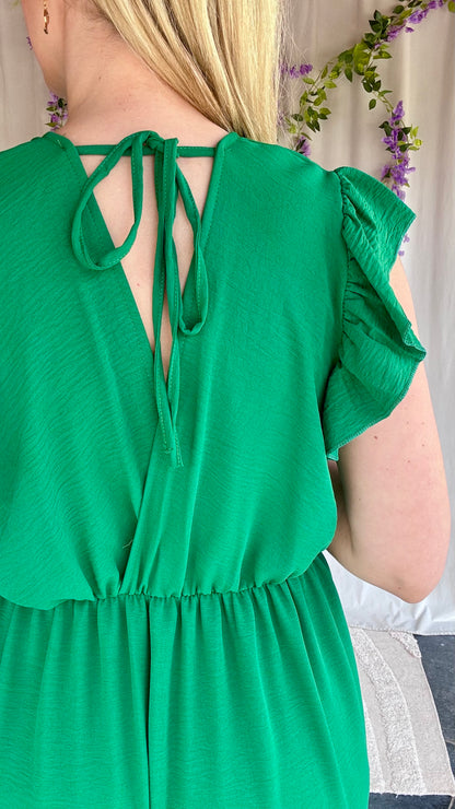 Lush dress donkergroen