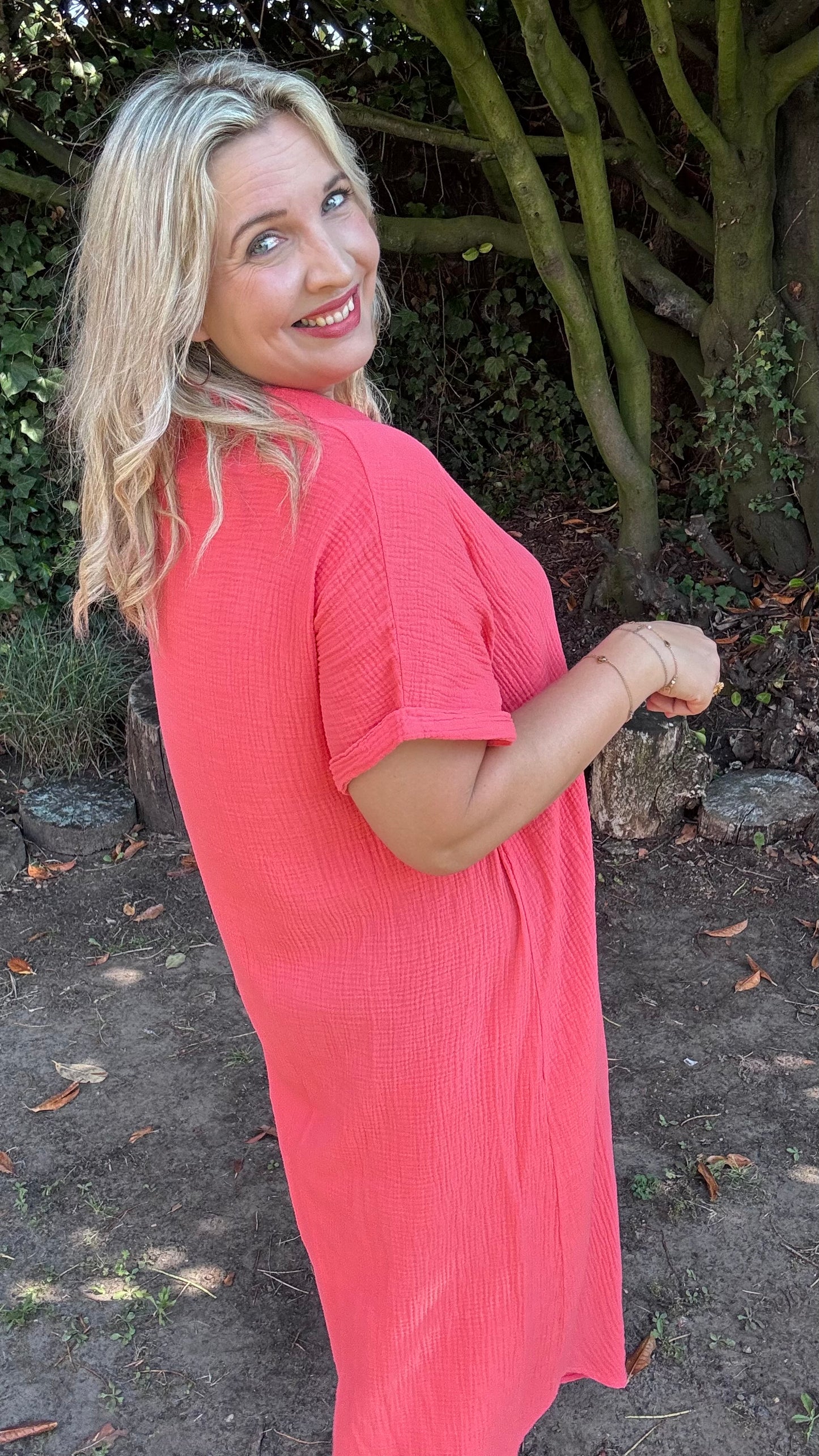 Justine jurk - Koraal
