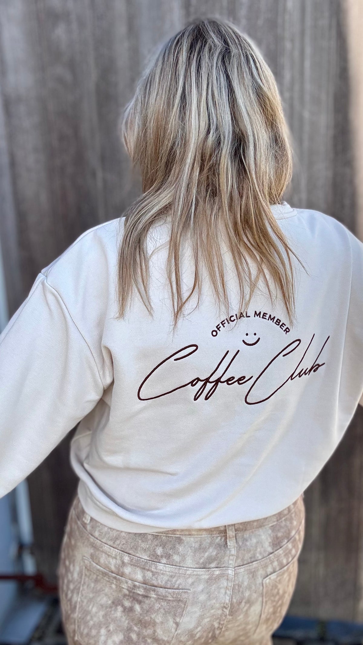 Coffee club sweater - Crème