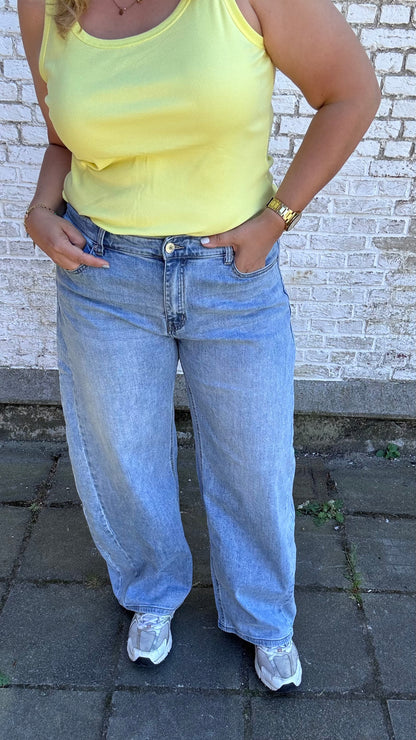 Barrel jeans - blauw