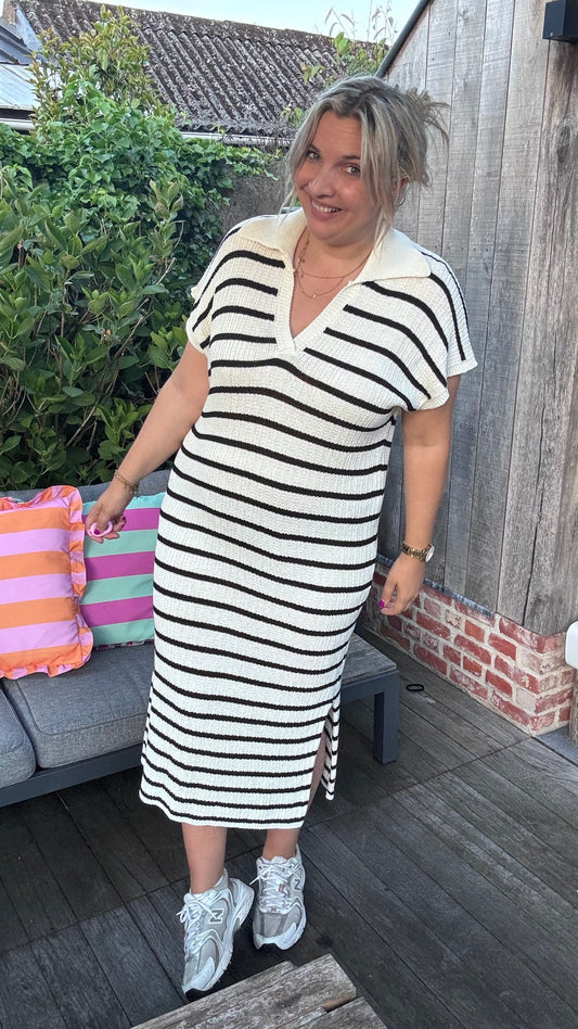 Crochet dress - Wit