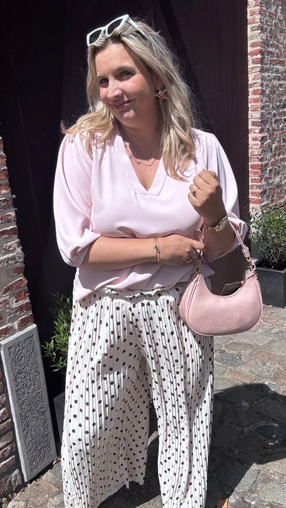 Polkadot Plissé broek