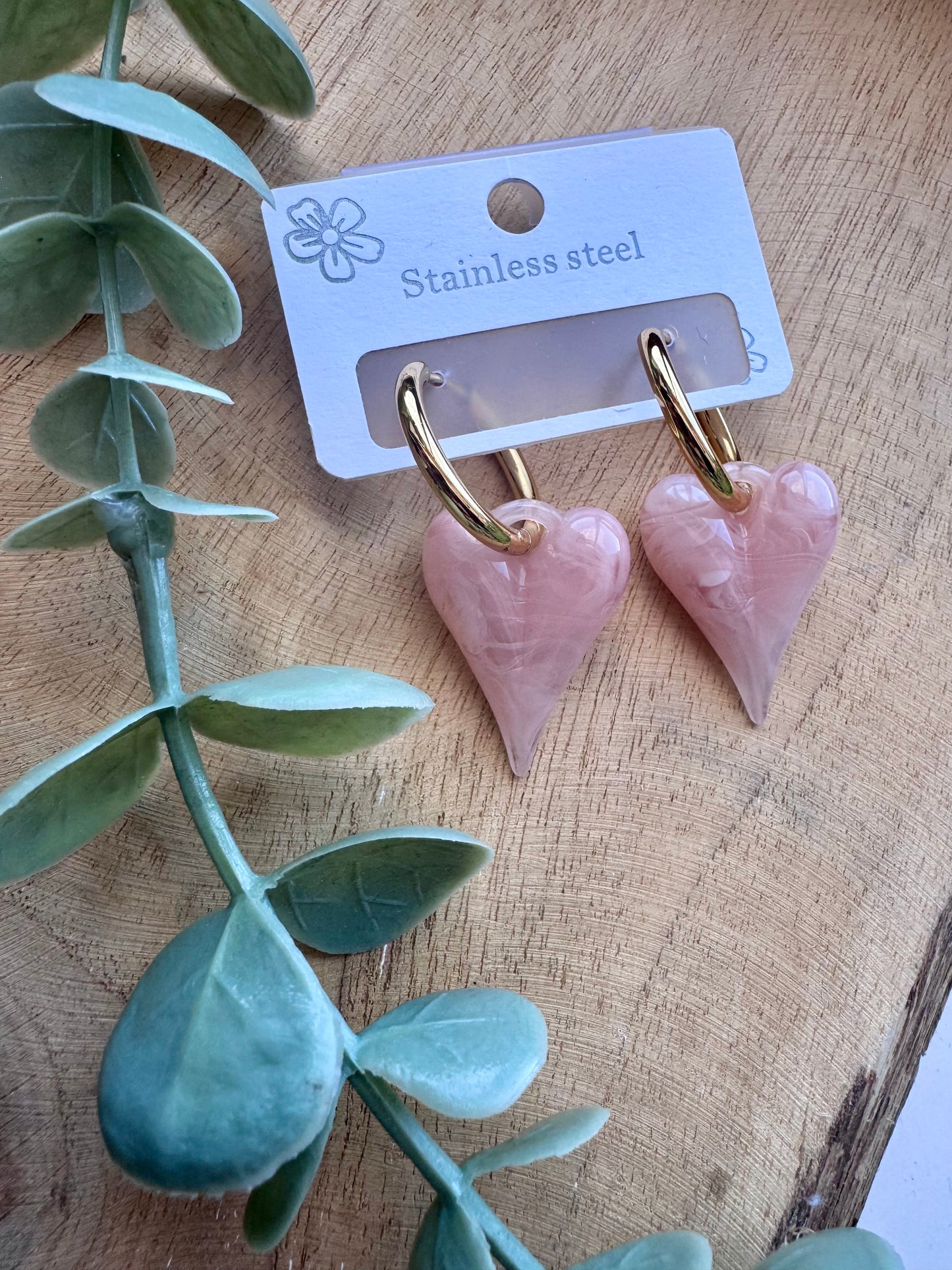 Jantine hearts oorbellen