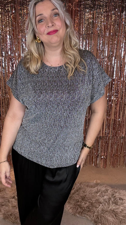 Party shirt - Zilver