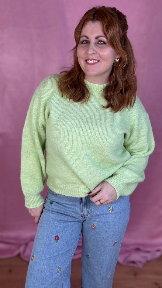 Lollipop trui - Lime