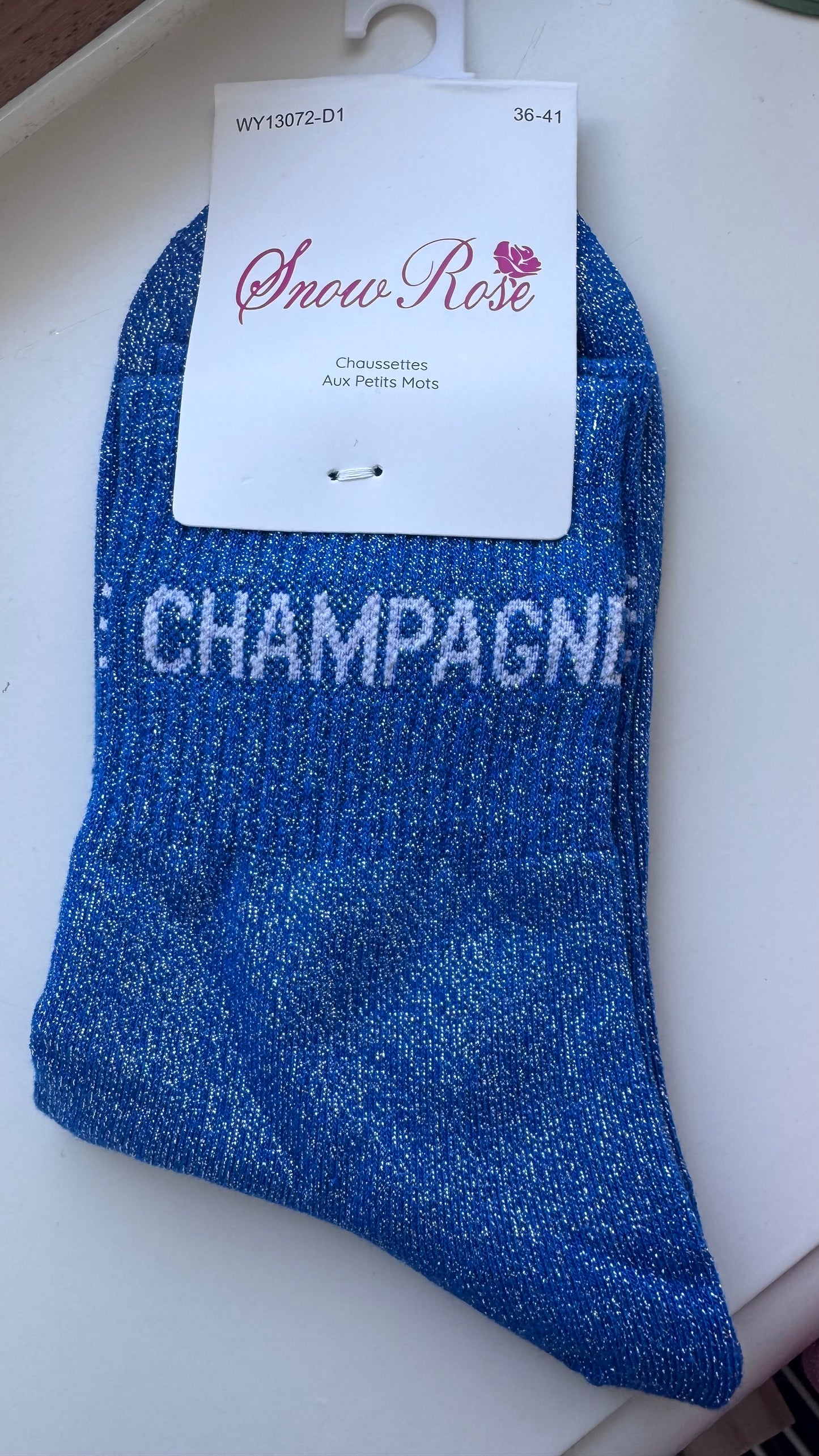 Quote sokken: Champagne