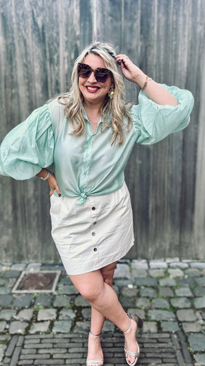 Sugar mist blouse mint