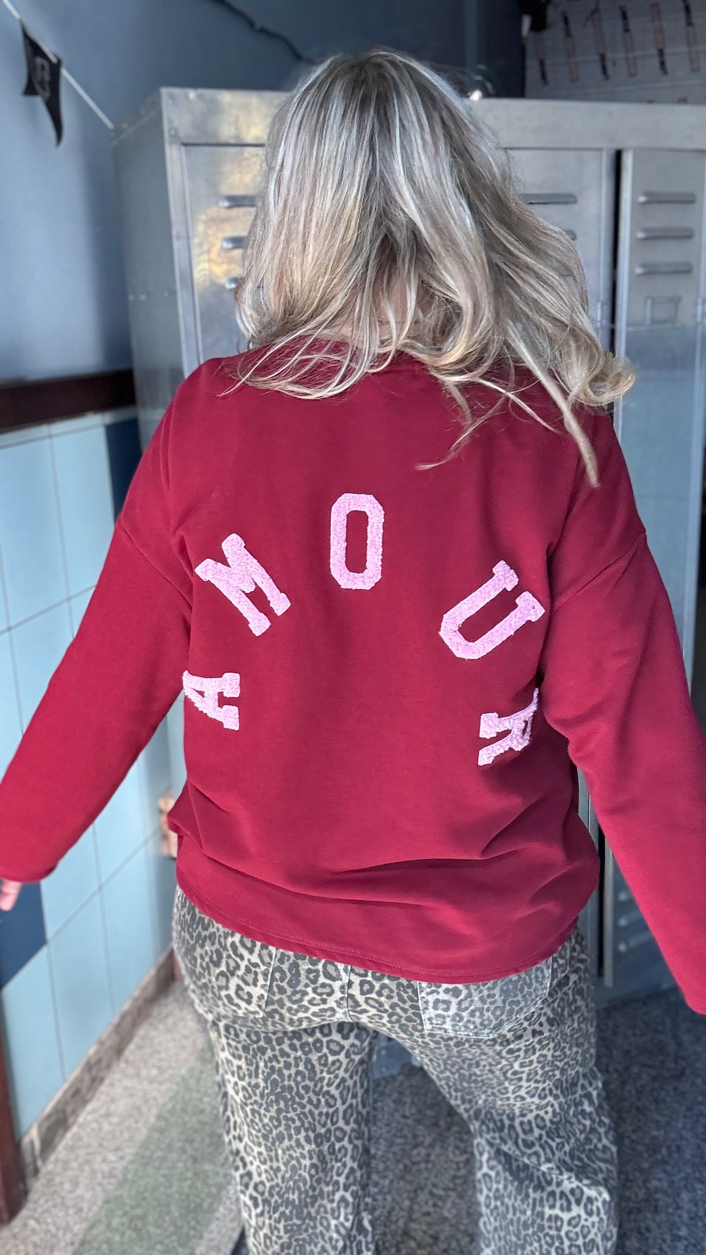 Amour sweater - Burgundy