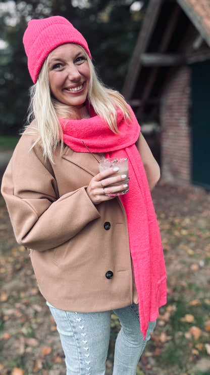 Maïté sjaal - Fuchsia