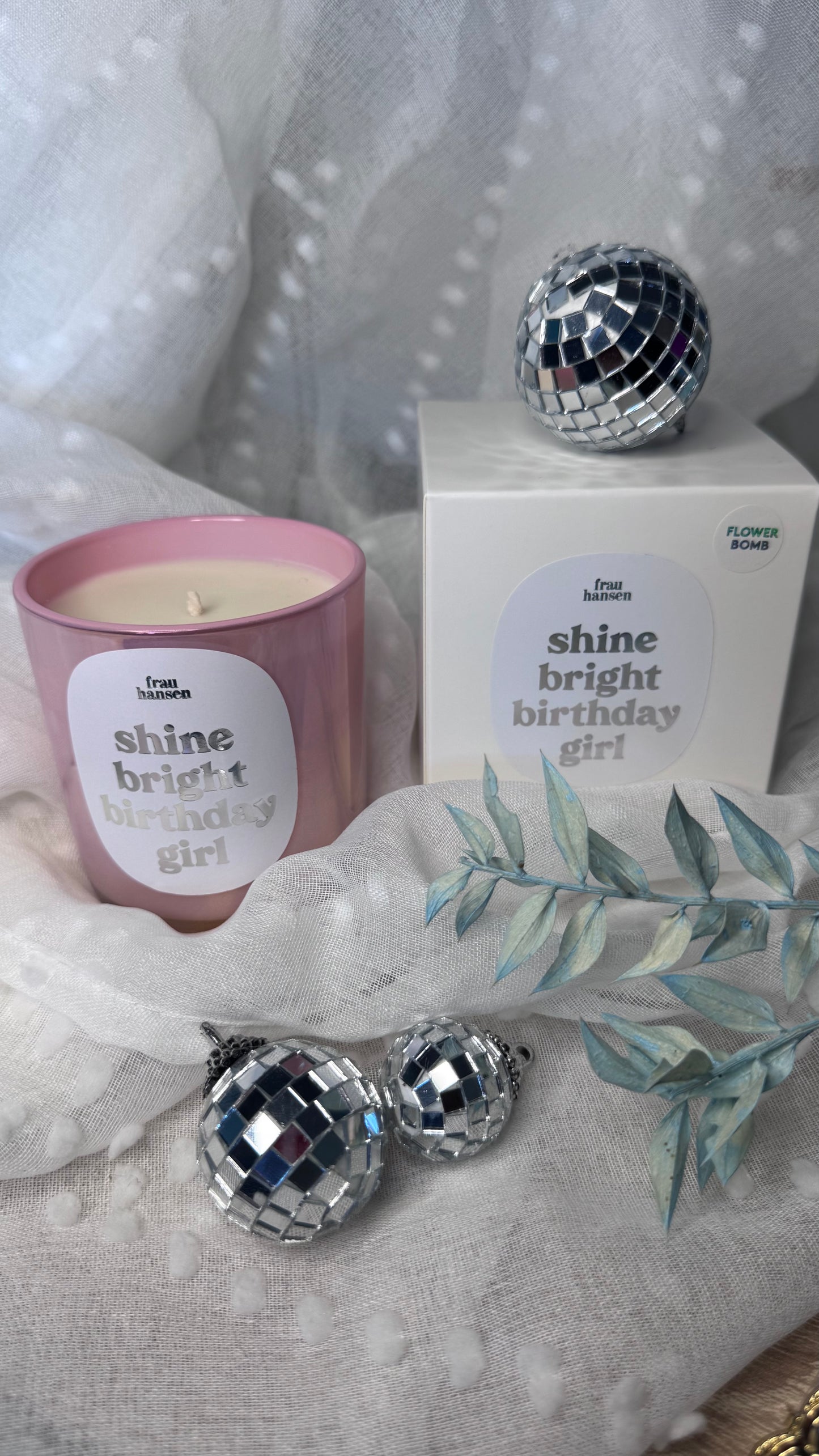 Geurkaars: SHINE BRIGHT BIRTHDAY GIRL