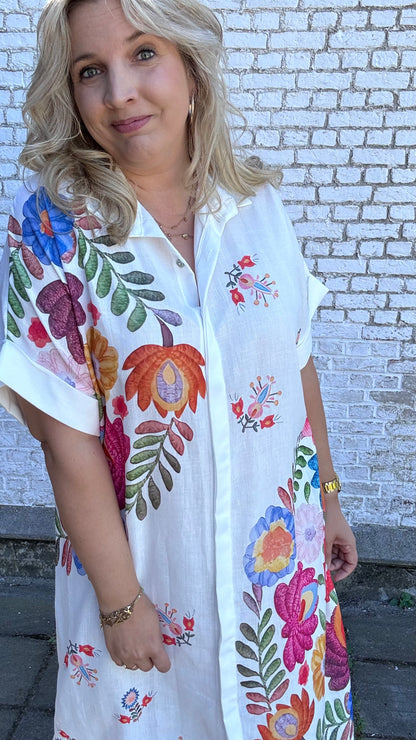 Jasmijn jurk - Bloemen