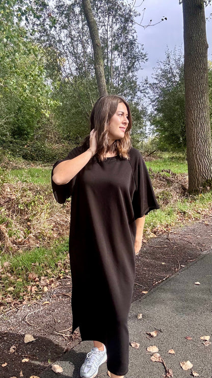 Harvey sweaterjurk TU2 - Zwart