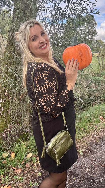 Delicate blouse - zwart