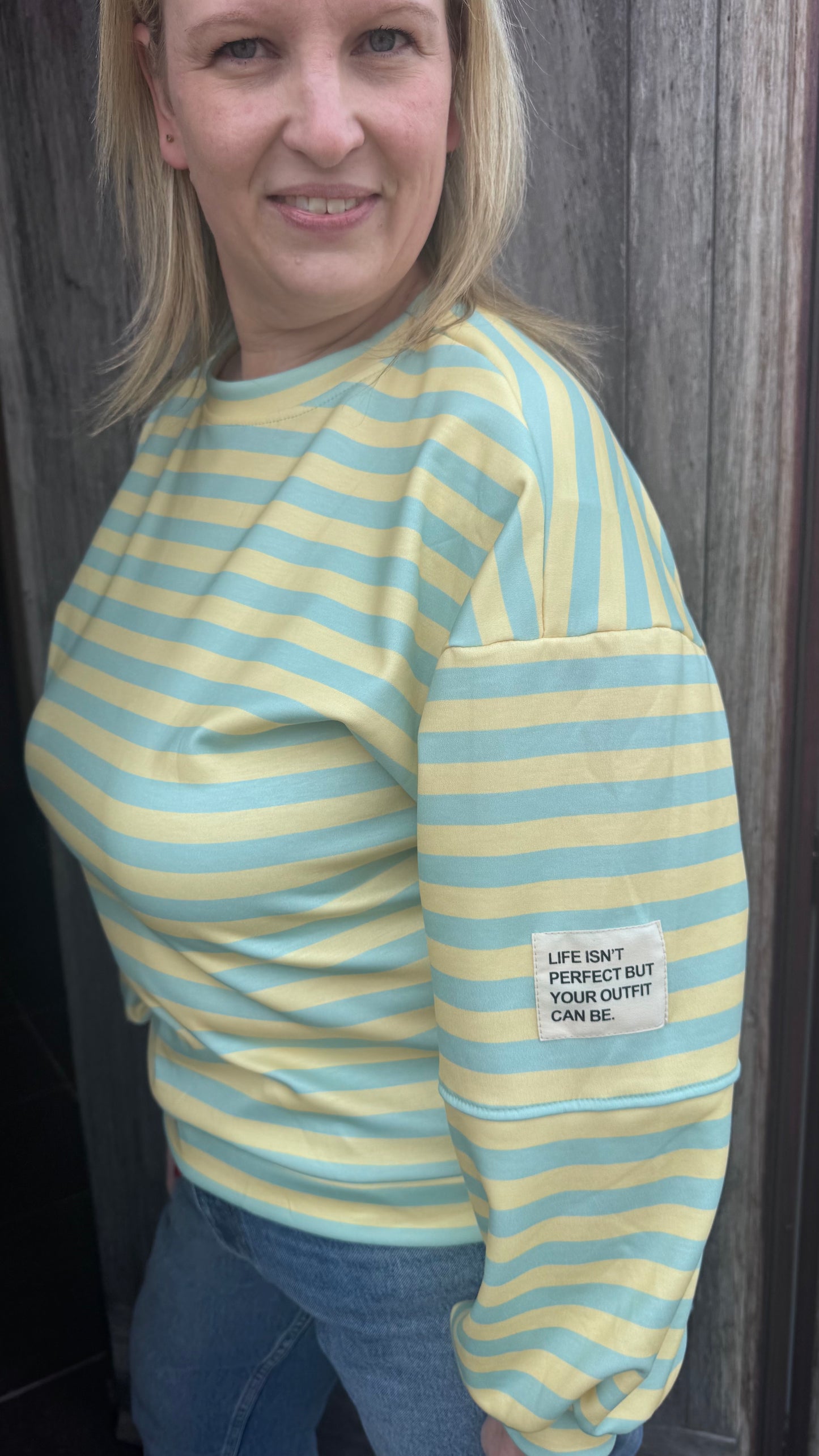 Perfect sweater - geel/mint