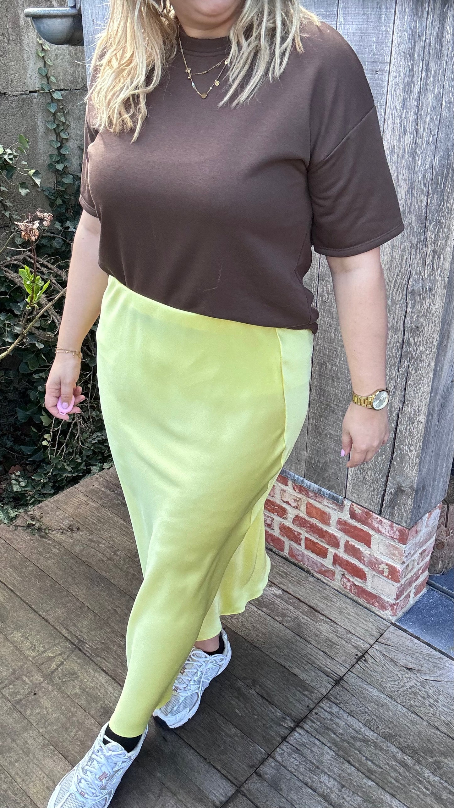 Silky muse rok - geel