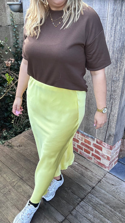 Silky muse rok - geel
