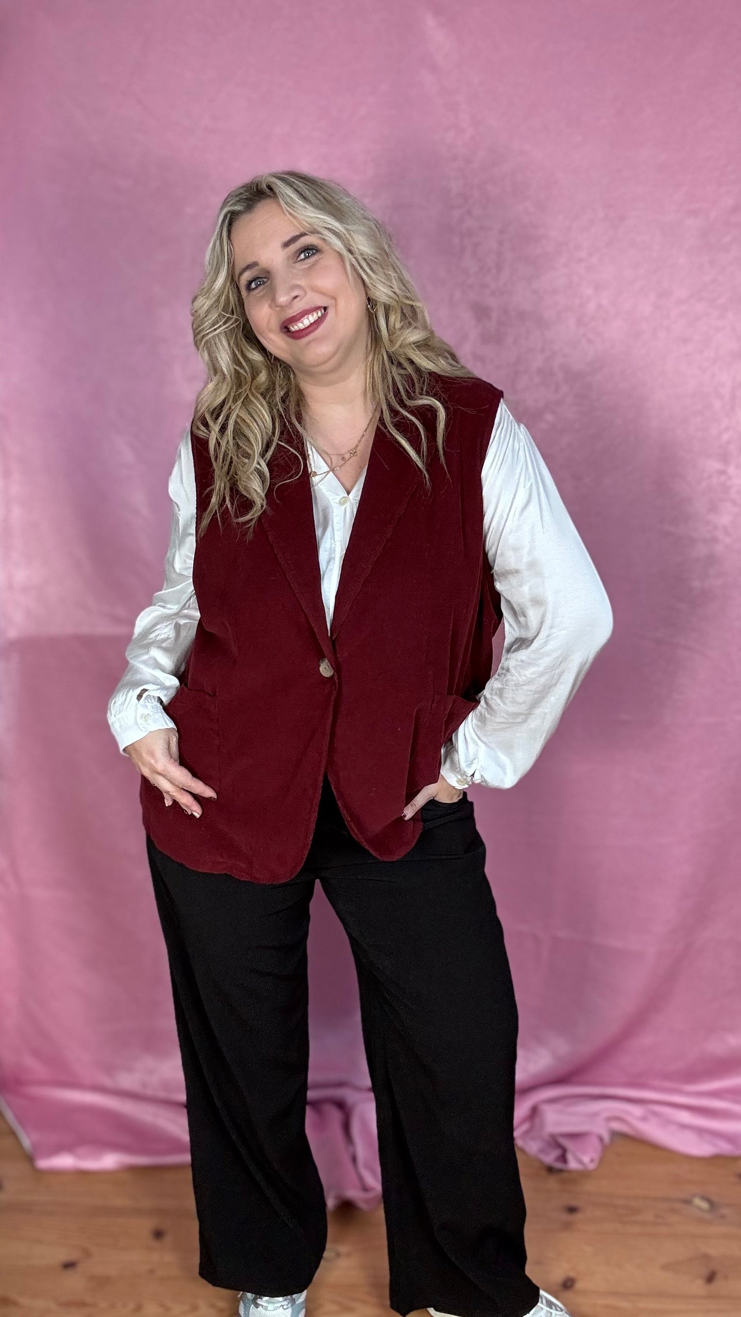 Peggy blazer - Wijnrood