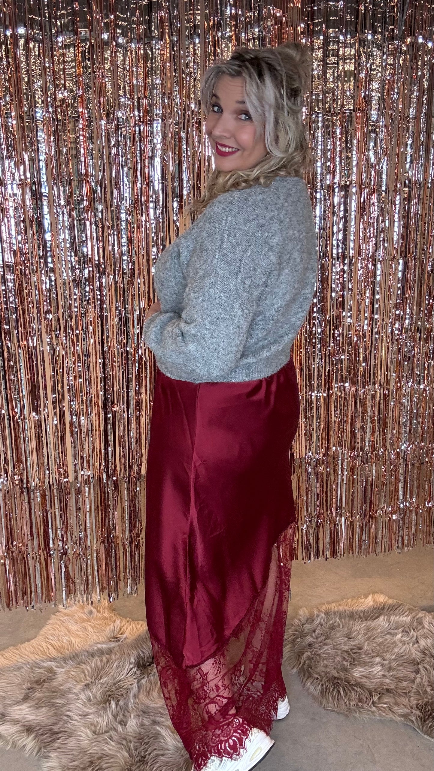 Glam rok - Burgundy