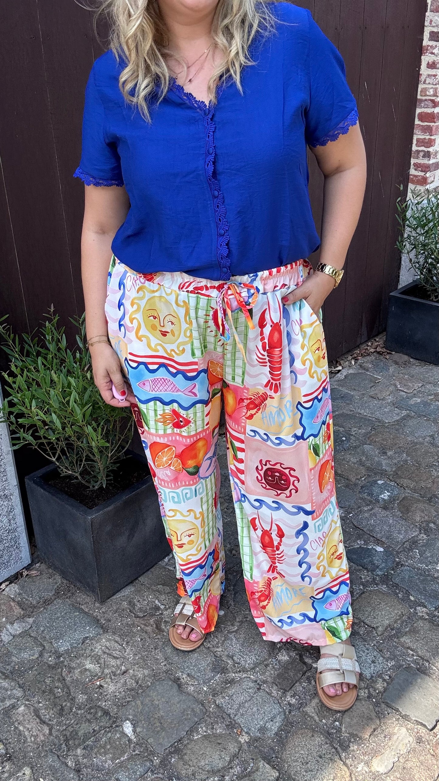 Tropical breeze broek - Multicolor