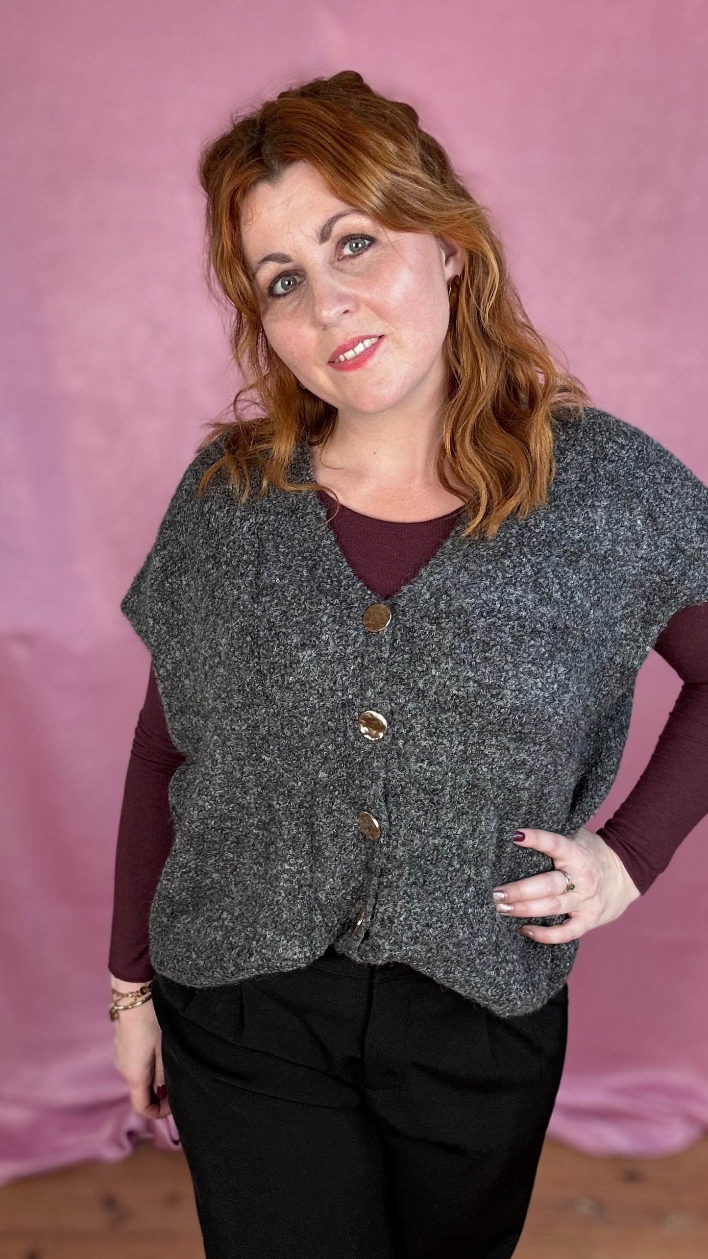 Maddie gilet - grijs