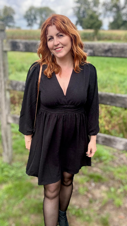 Katinka jurk - zwart