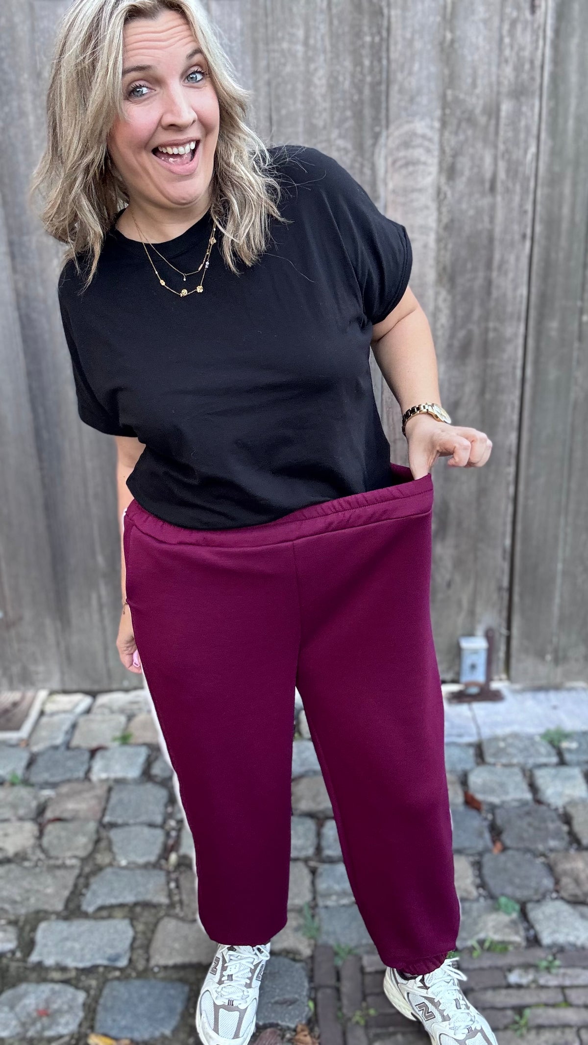 Ciel joggingbroek - Burgundy