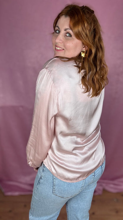 Soft blouse - roze