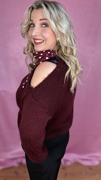 Estee trui - Burgundy