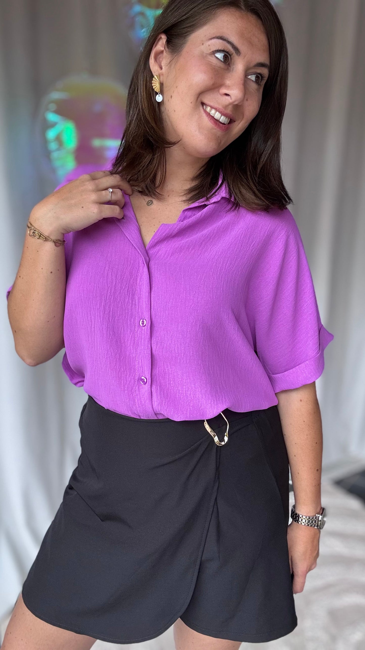 Charlie blouse paars