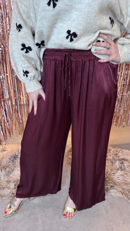 Zoë broek - Burgundy