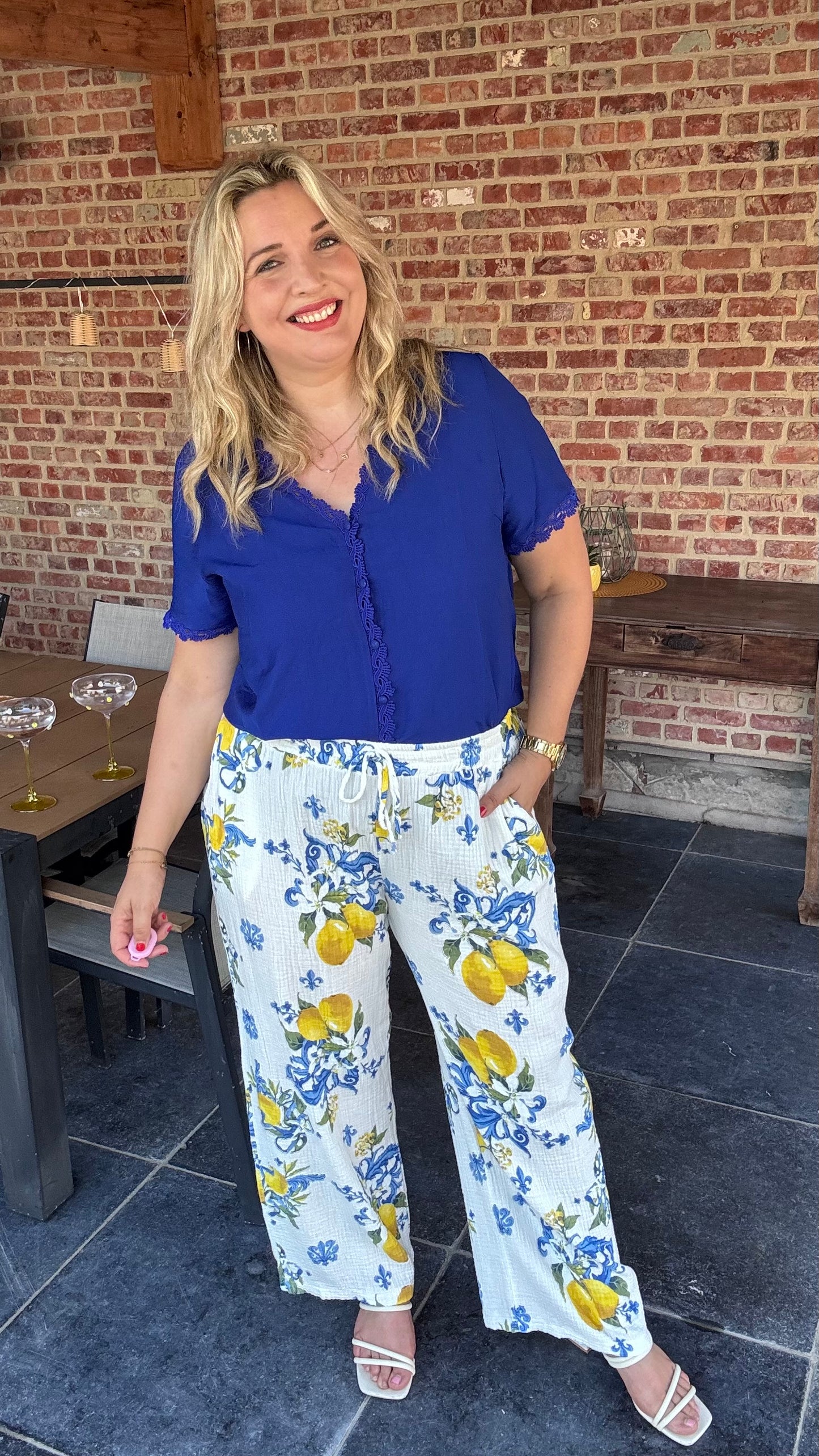 Limoncello broek