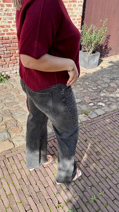 Leopard jeans - Grey Sparkle