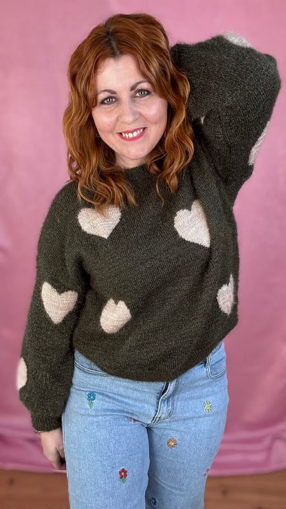 Lovable trui - Kaki