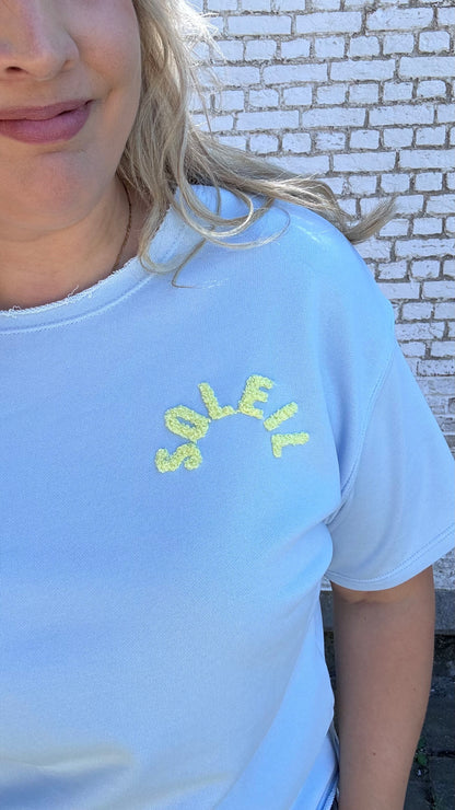 Soleil shirt multicolor - Blauw