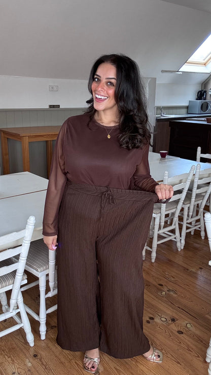 Bella palazzo pants - Bruin