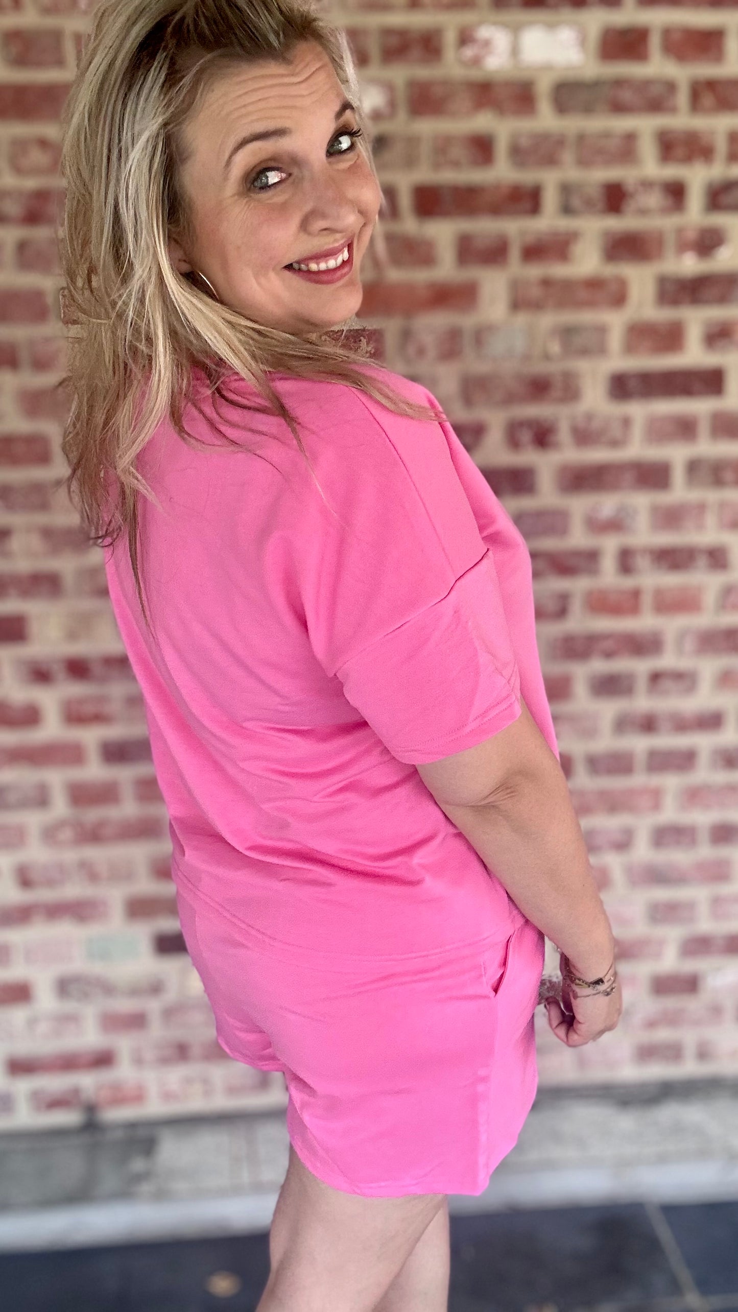 Comfy joggingset roze