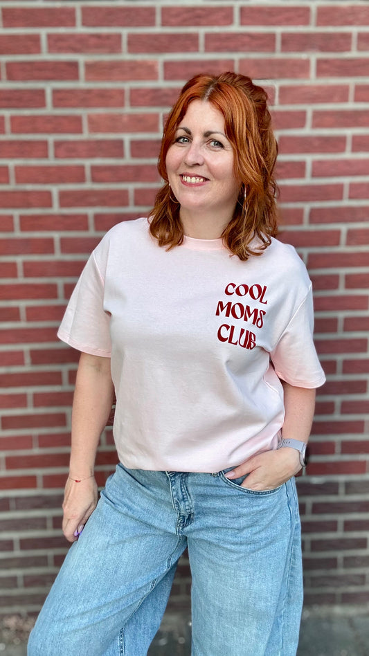 Cool moms club Shirt - Lichtroze