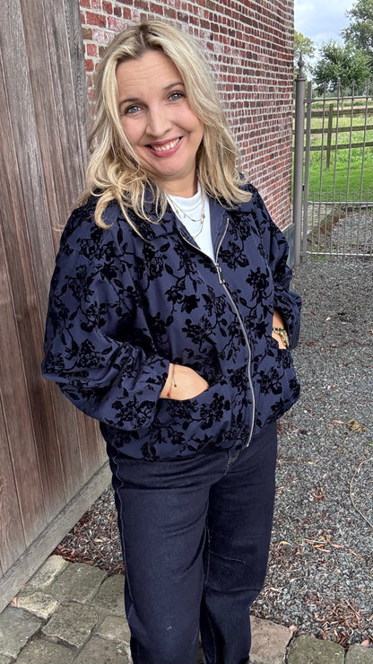 Royal rebel bomber - Donkerblauw