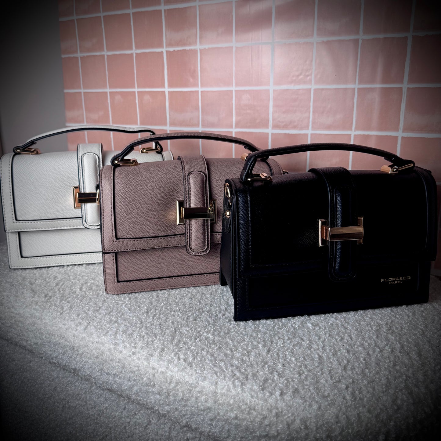 Glenn schoudertas - Taupe