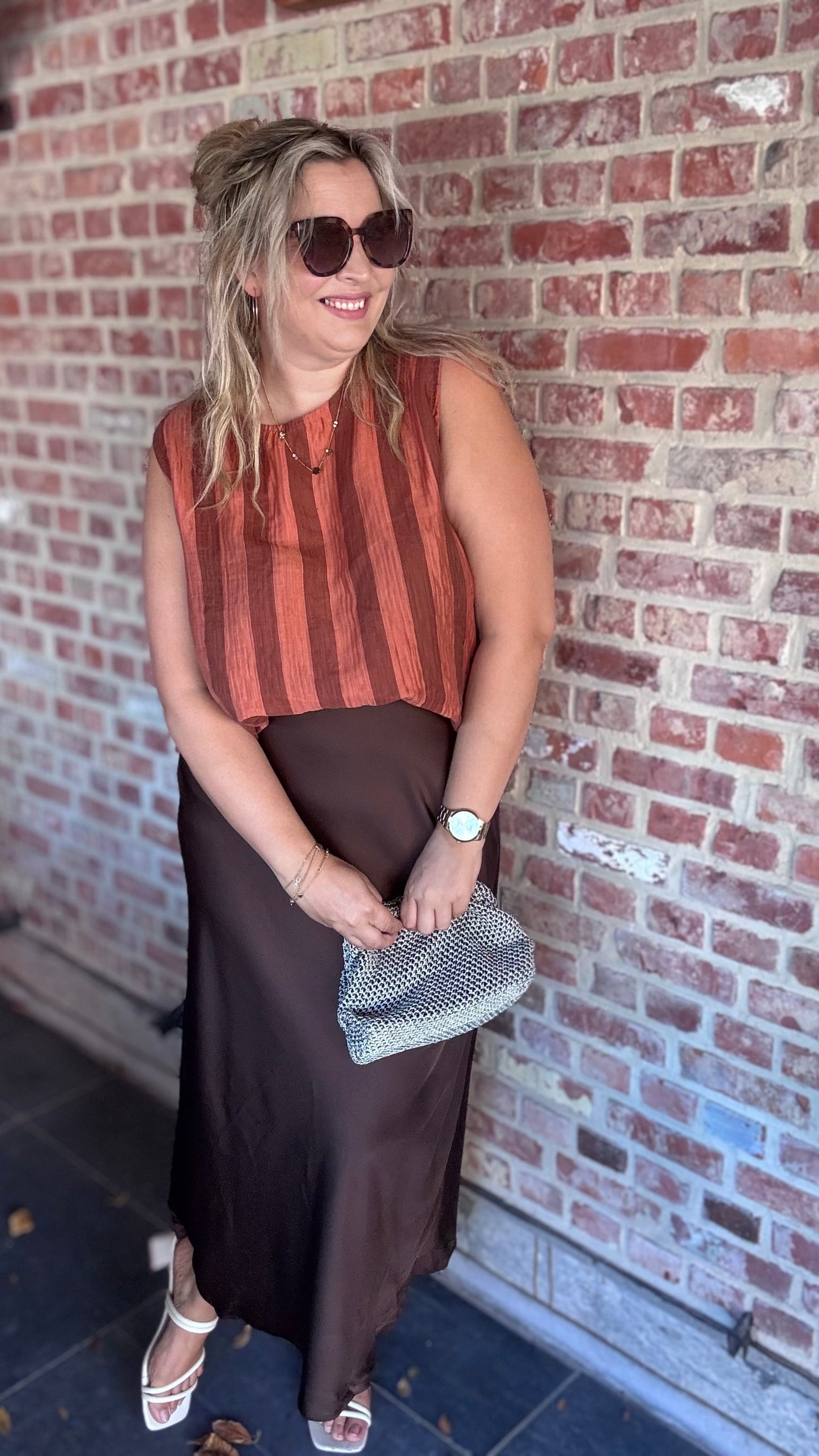 Silky muse rok - chocolat