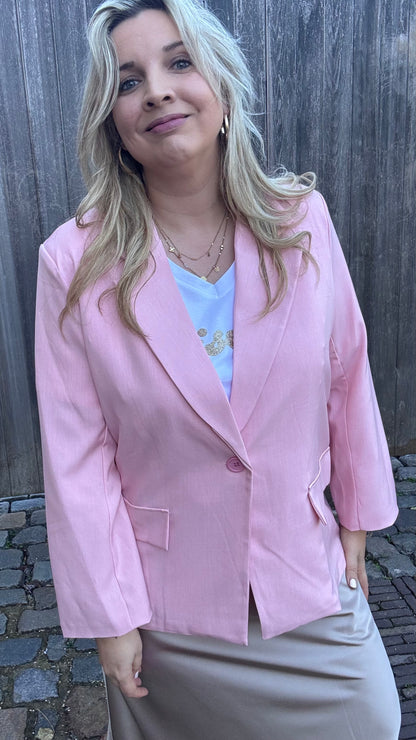 Vanessa blazer - Roze