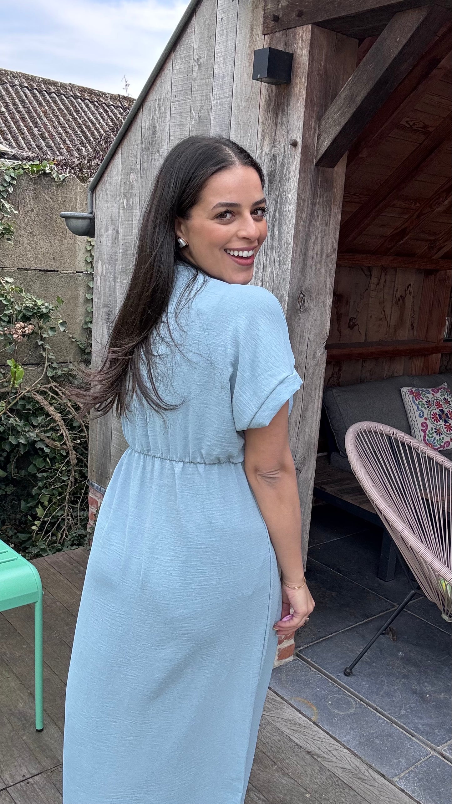 Jazzy dress - Ijsblauw