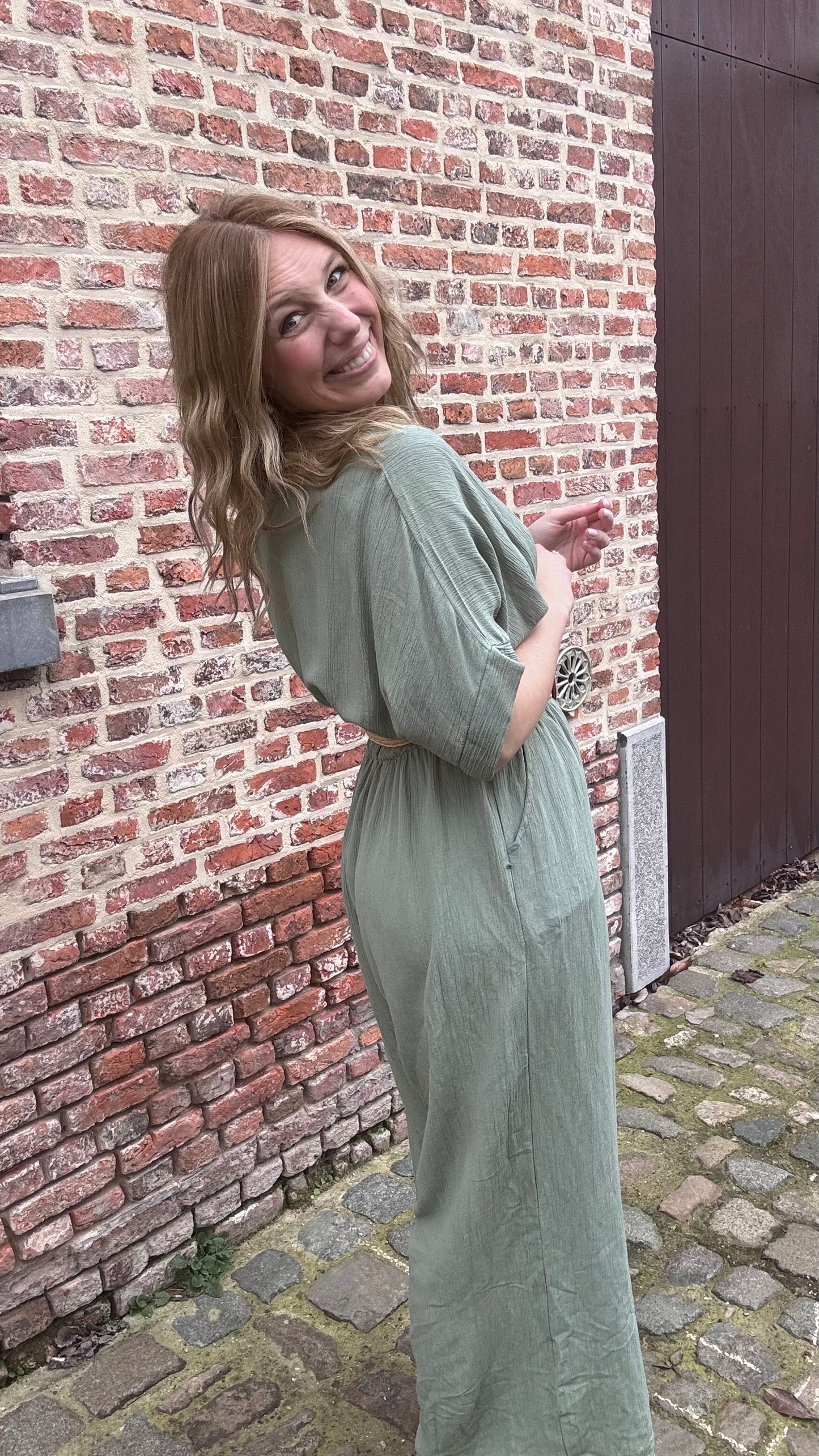 Julia Jumpsuit - Kaki