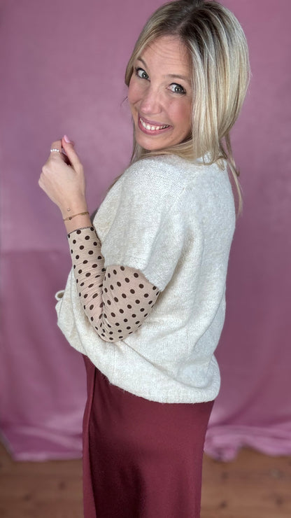 Maddie gilet - crème