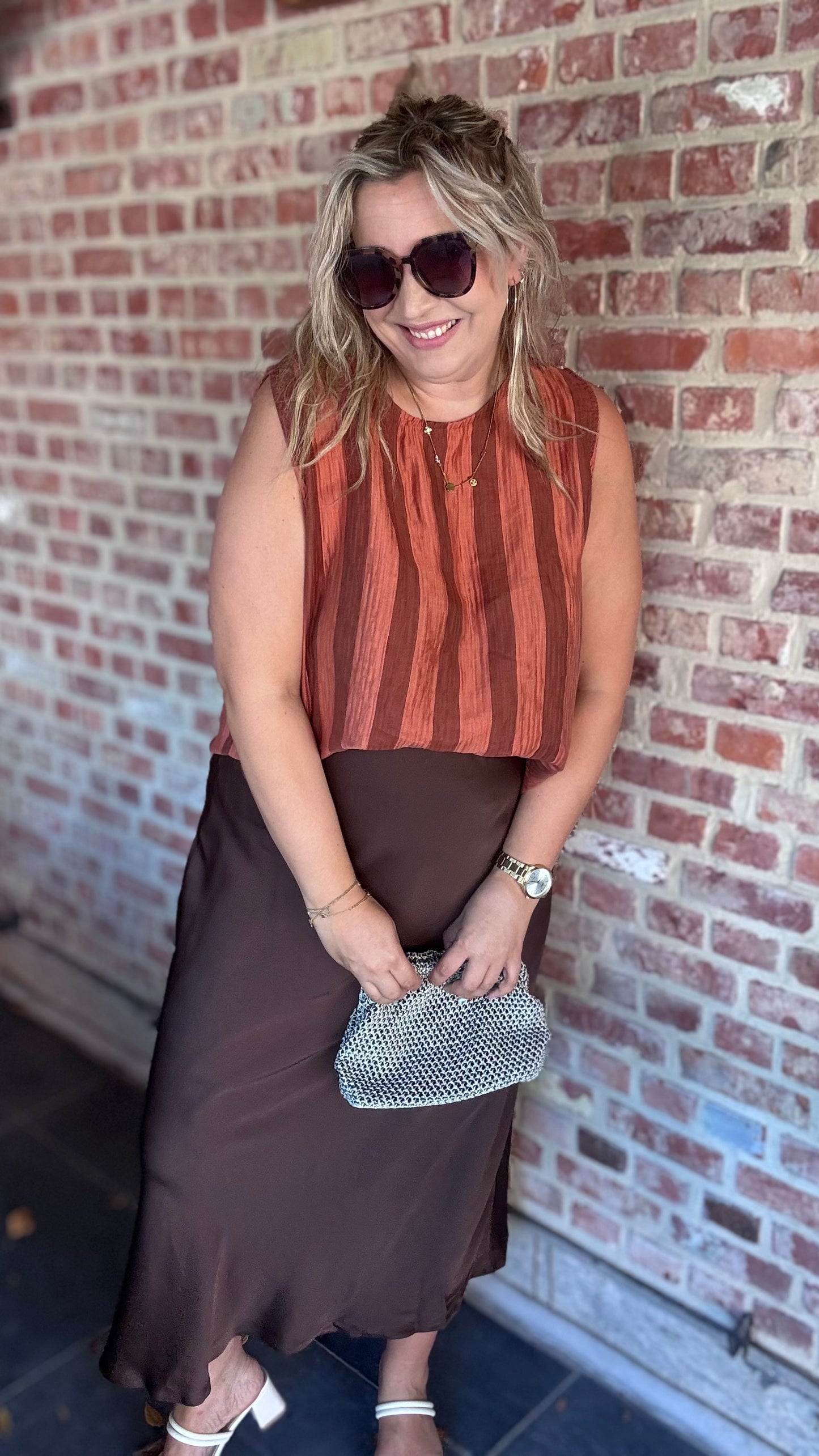 Silky muse rok - chocolat