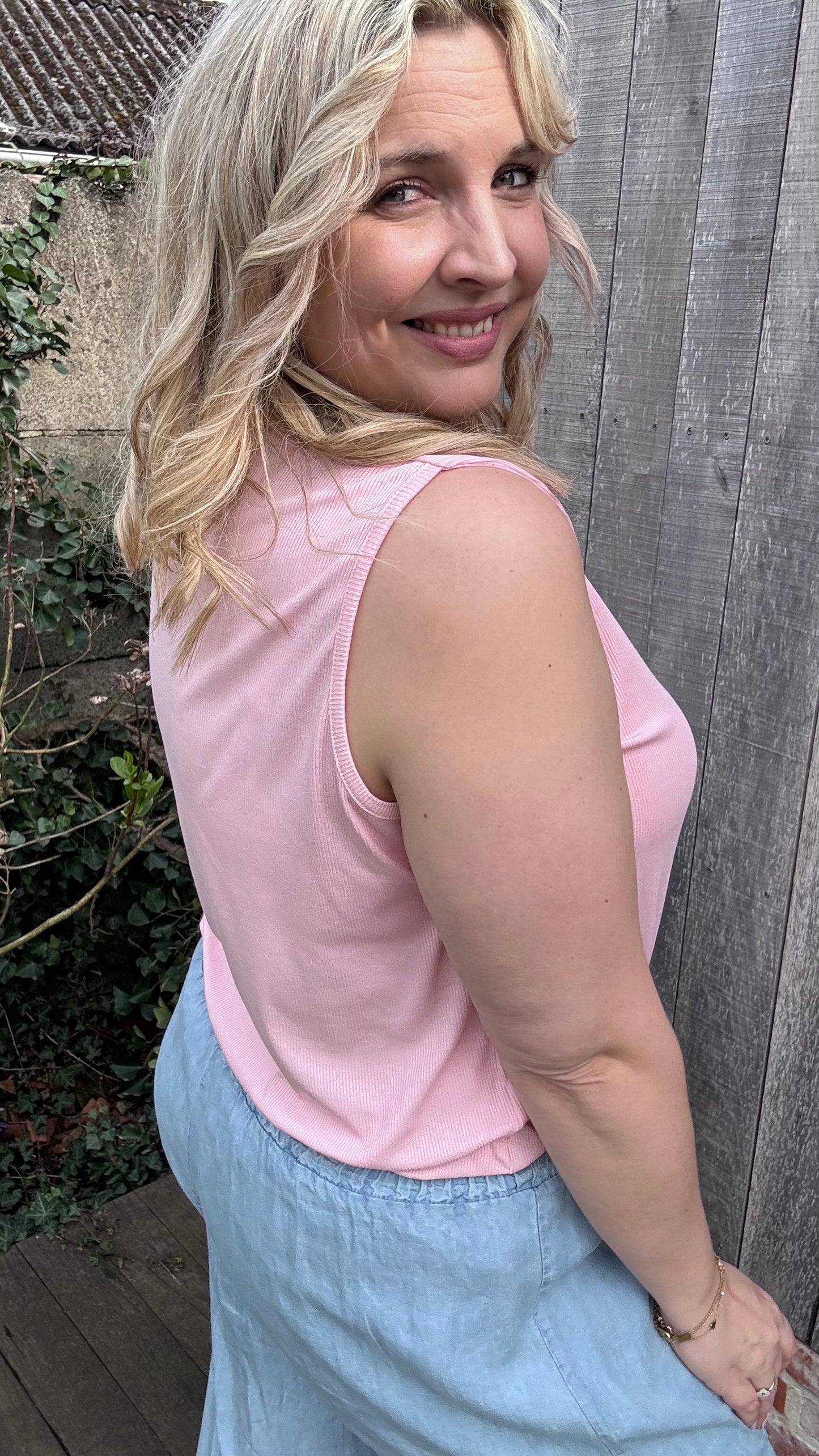 Kaith top Curve - Roze