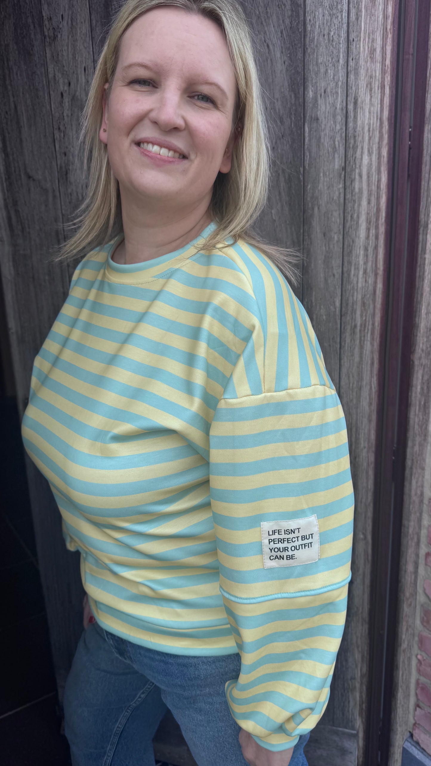 Perfect sweater - geel/mint