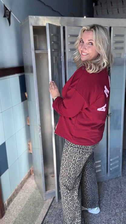 Amour sweater - Burgundy