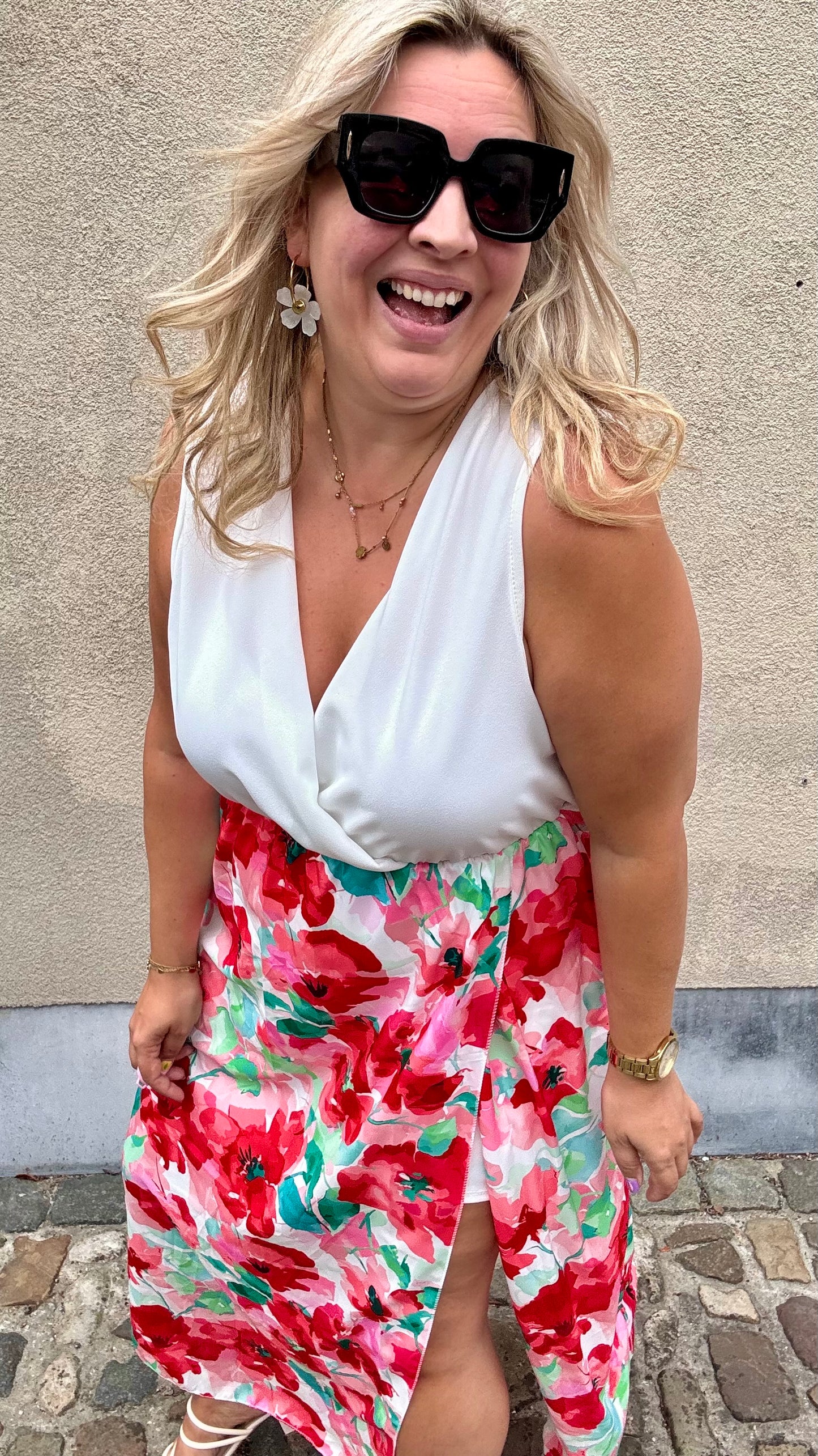 Bloomy jumpsuit dress