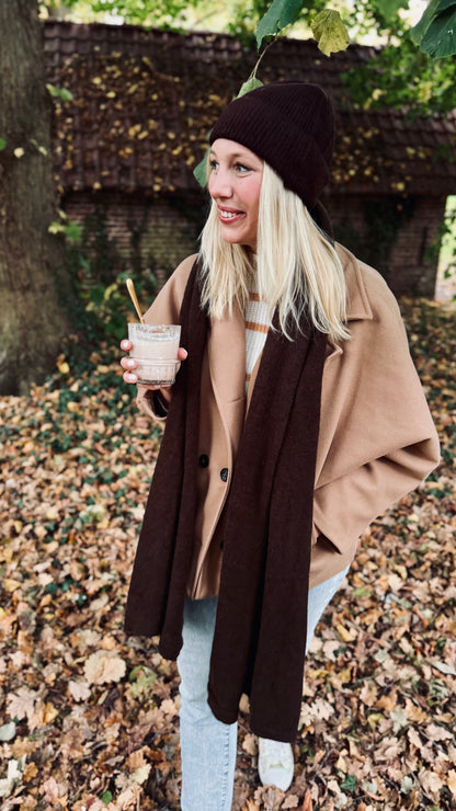 Maïté sjaal - Chocolat